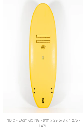 Indio  Softtop Easy Going 9´0 yellow
