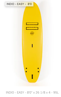 Indio  Softtop Easy yellow 8´0